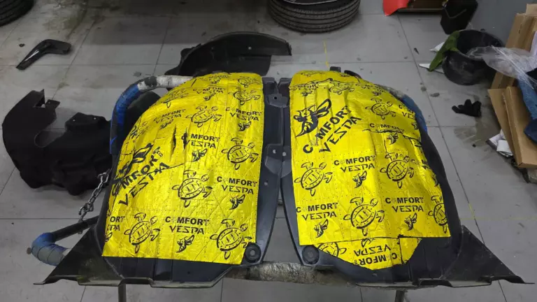 Шумоизоляция арок Geely Tugella Knewstar 001-4