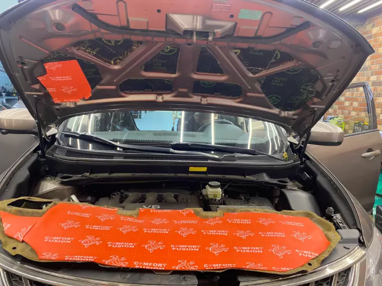 Шумоизоляция капота Nissan Murano-2
