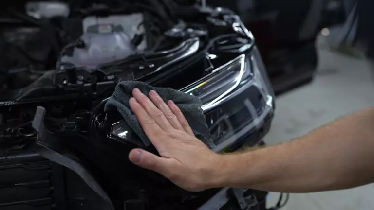 Оклейка фар Audi Q5-3