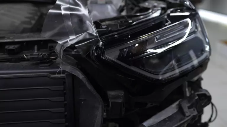 Оклейка фар Audi Q5-5